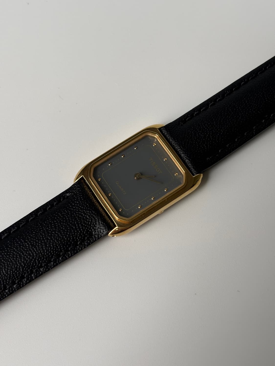 1980s Grey Dial Gold Tank Ladies Quartz 상품이미지4