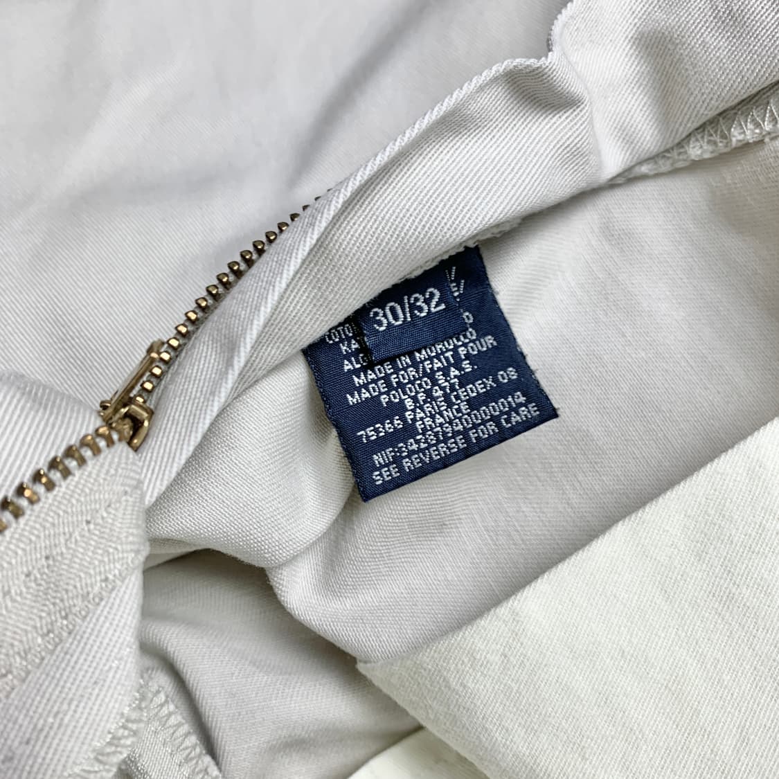 [28/정품] 폴로 랄프로렌 아이보리 남성 치노팬츠
 상품이미지4