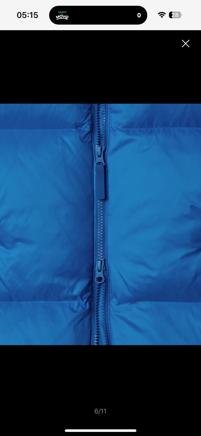 미시착) 무탠다드 덕다운 패딩 L 상품이미지4