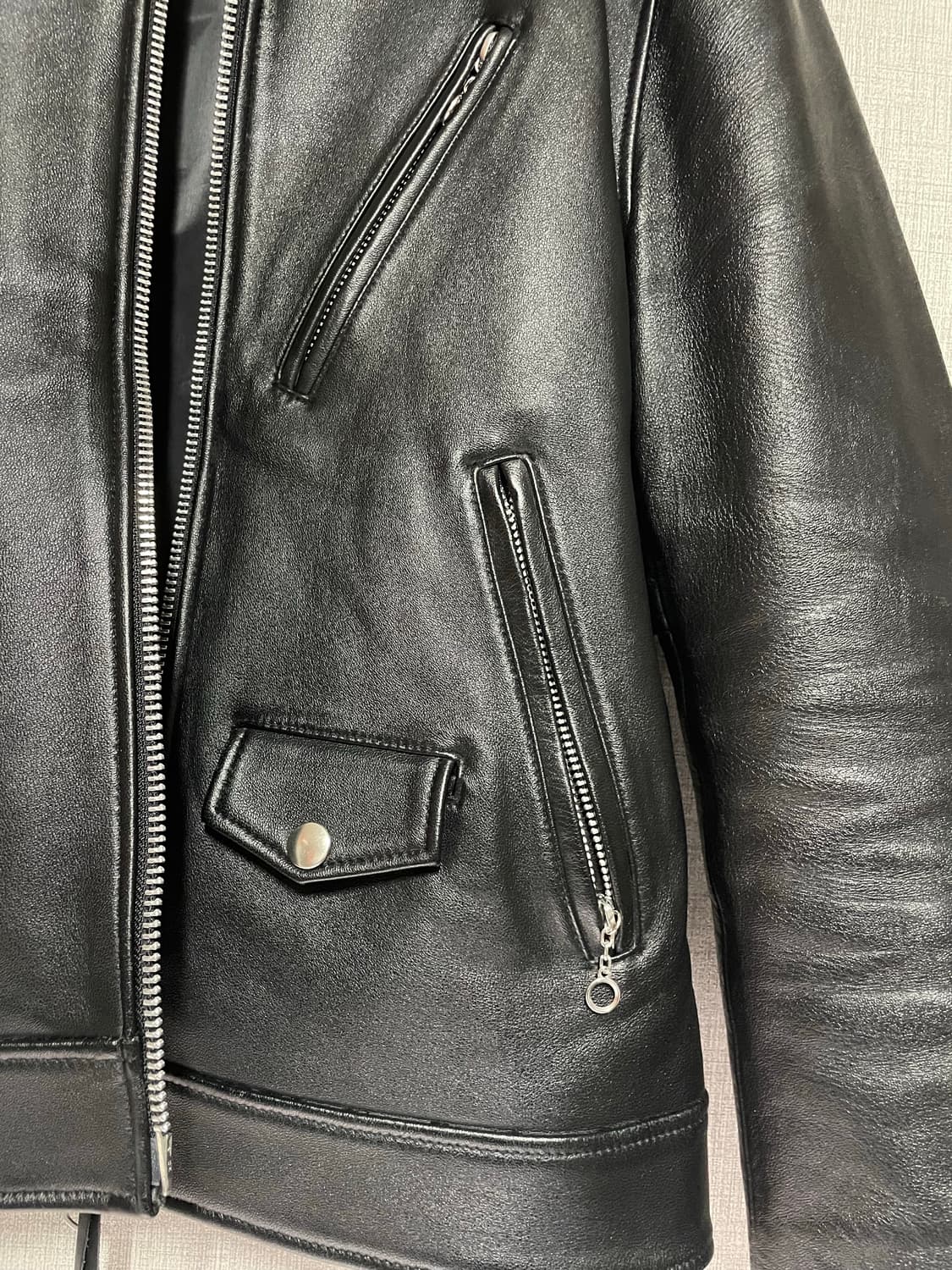 러커즈 싱글라이더 투웨이 양가죽 자켓 L 상품이미지2