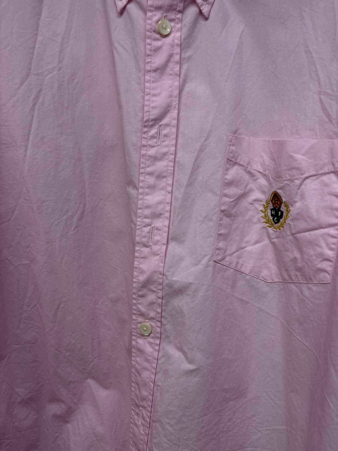 헤리티지플로스 타입라이터 셔츠 핑크 L 상품이미지2