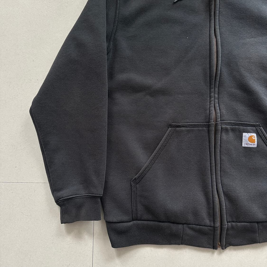 칼하트 레인 디펜더 후드 써멀 집업 블랙 M 상품이미지3