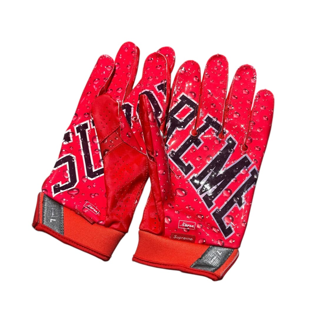 슈프림 X 나이키 베이퍼 제트 4.0 풋볼 글러브 레드 L 사이즈 상품이미지3