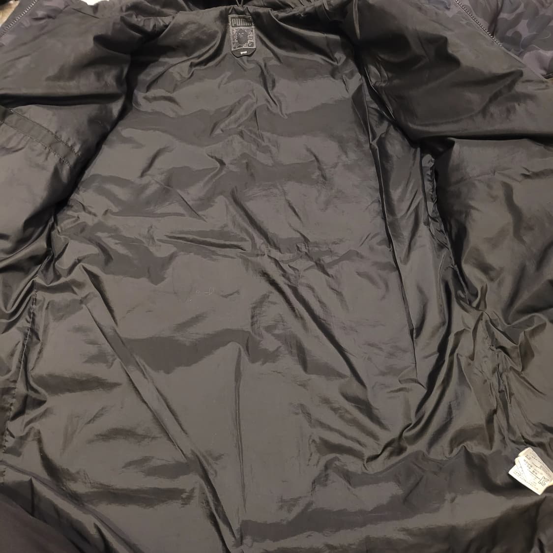 베이프 푸마 흑계 롱패딩 S  상품이미지9