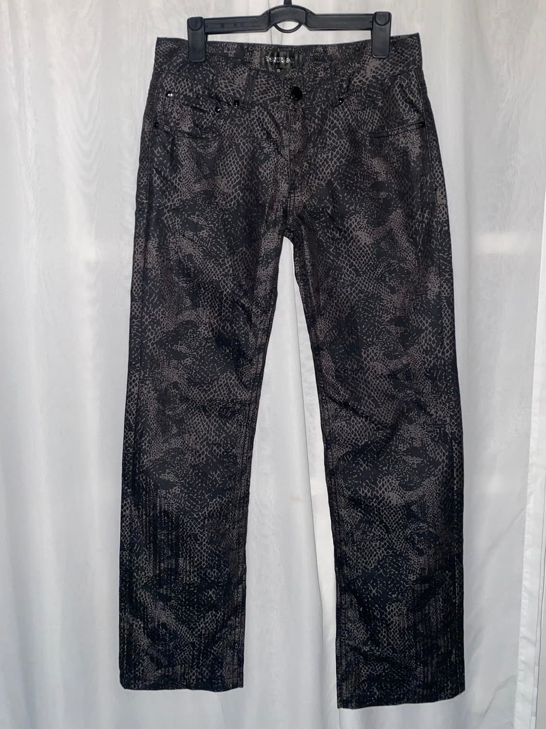 Python semi bootcut pants y2k 고딕 펑크 파이톤 상품이미지2