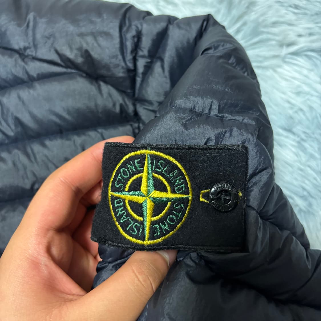 [XL Size/정품감정서] 스톤아일랜드 룸우븐 경량패딩 상품이미지4