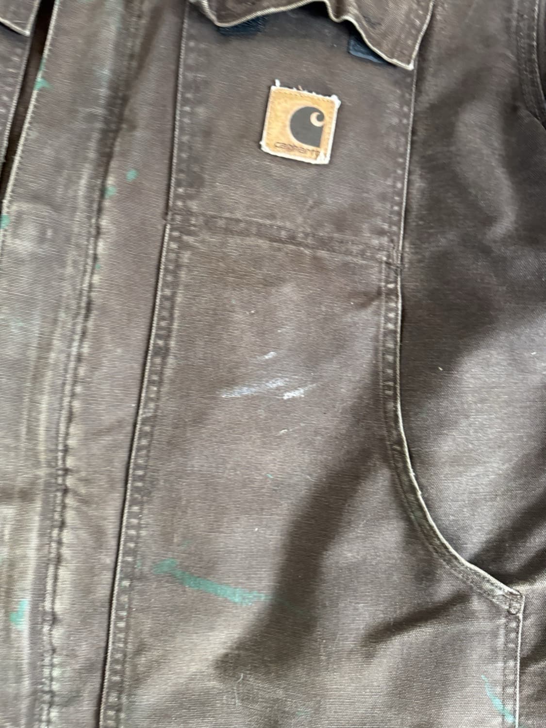 칼하트 C28 디트로이트 자켓 다크브라운 상품이미지3