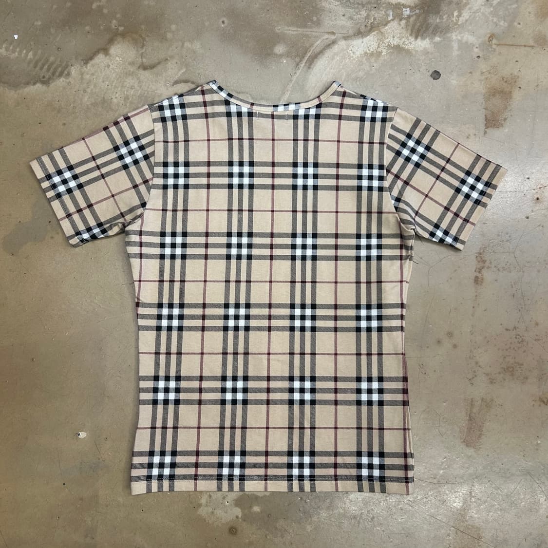 M 버버리 노바체크 여성용 반팔 티셔츠 상품이미지3
