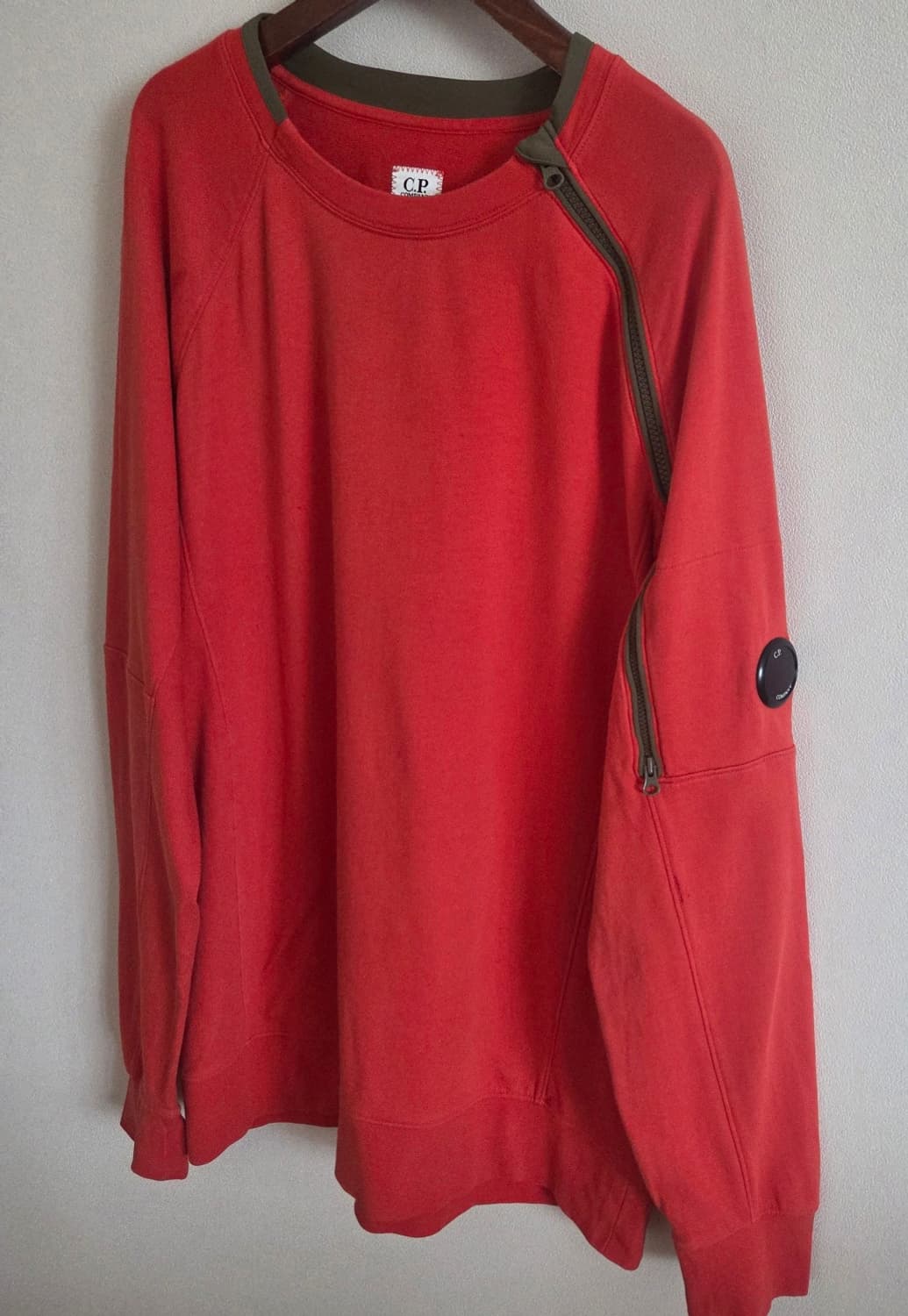 C.P.컴퍼니 오렌지색 맨투맨 티셔츠 XL 상품이미지4