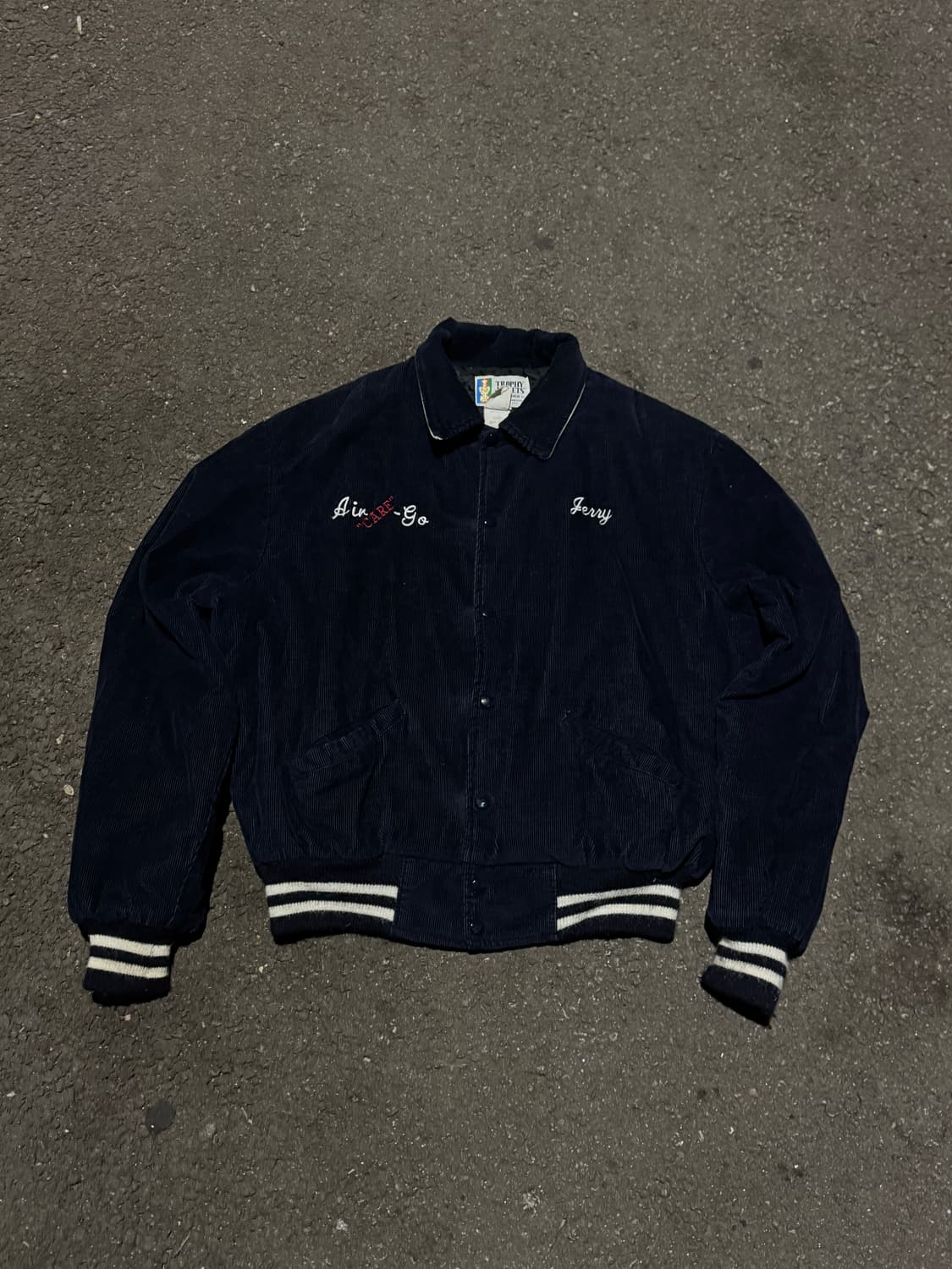 빈티지 코듀로이 바시티 상품이미지1