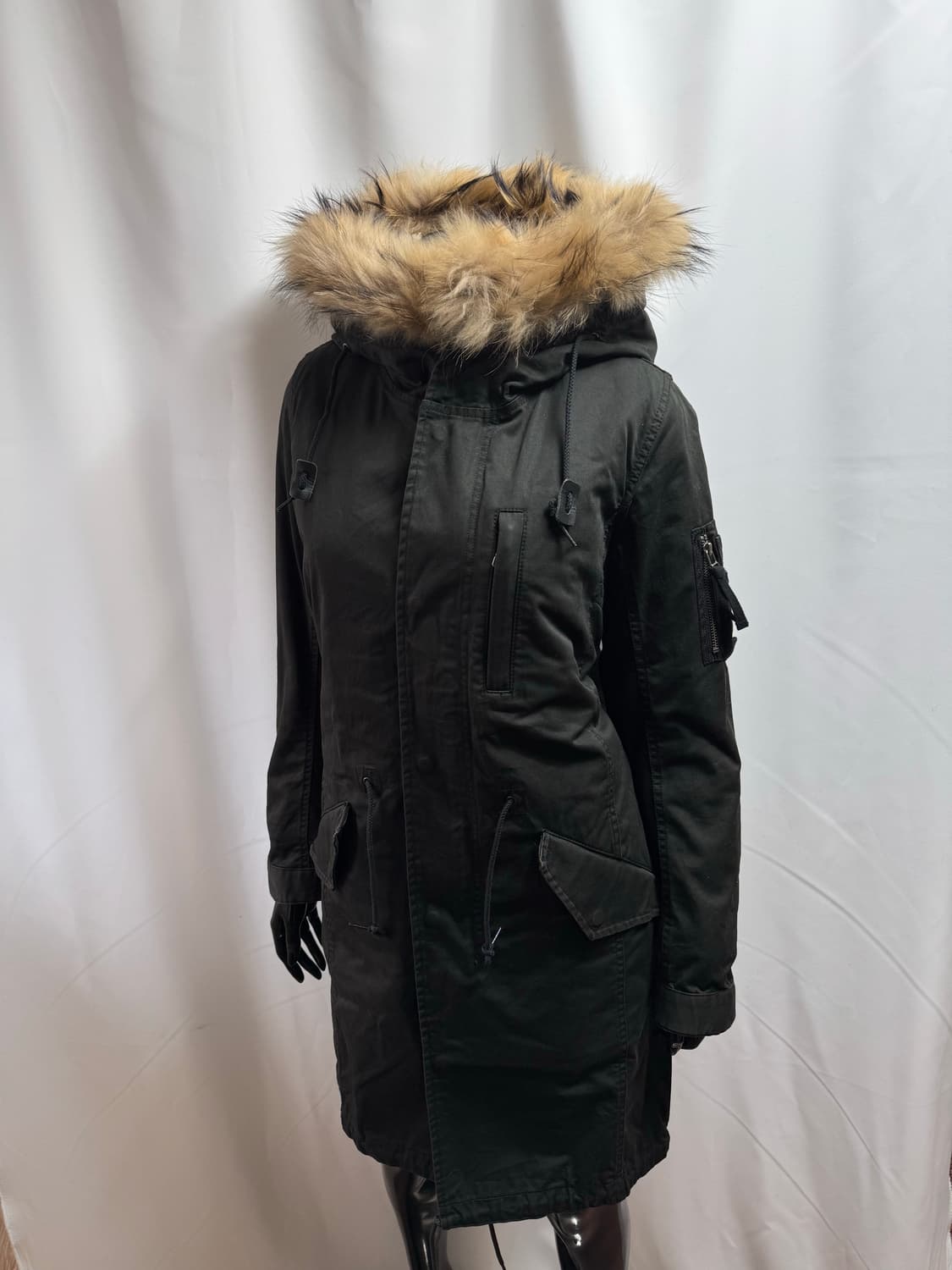 american pag cie 플러프 피쉬테일 야상 점퍼 상품이미지1