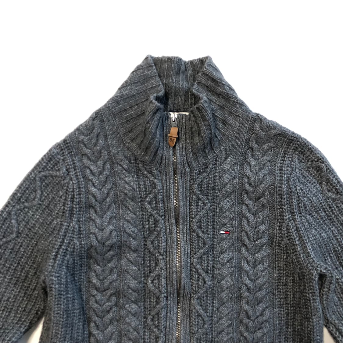 타미힐피거 꽈배기 집업 니트  상품이미지4