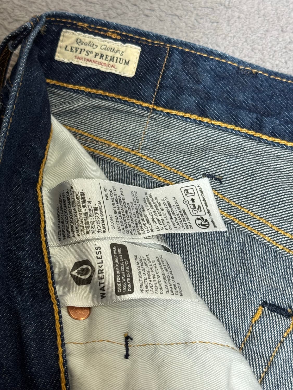 Levi’s 리바이스 517 빅E 부츠컷 플레어진 데님 청바지  상품이미지8