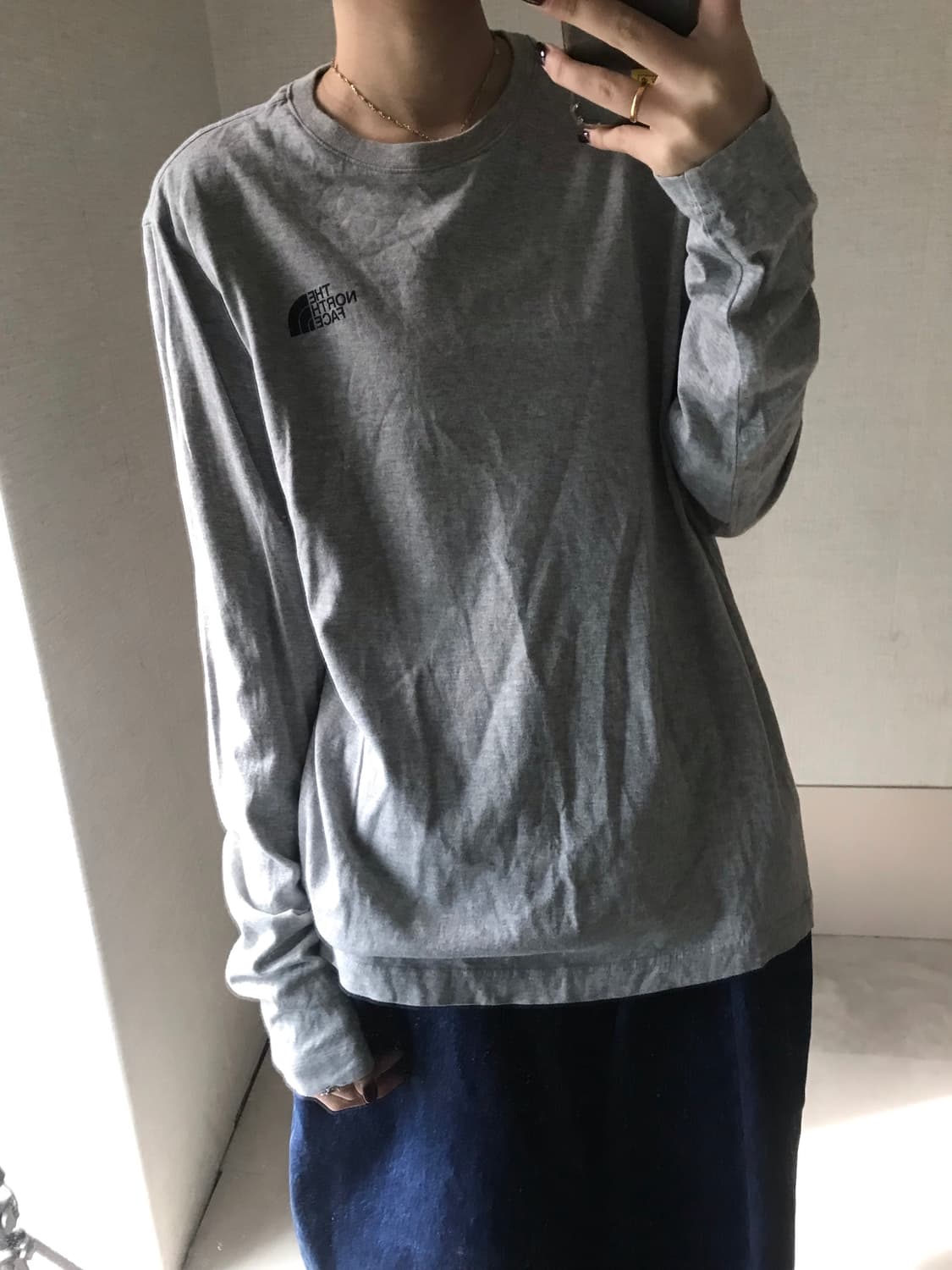 노페 그레이 롱슬리브 상품이미지3