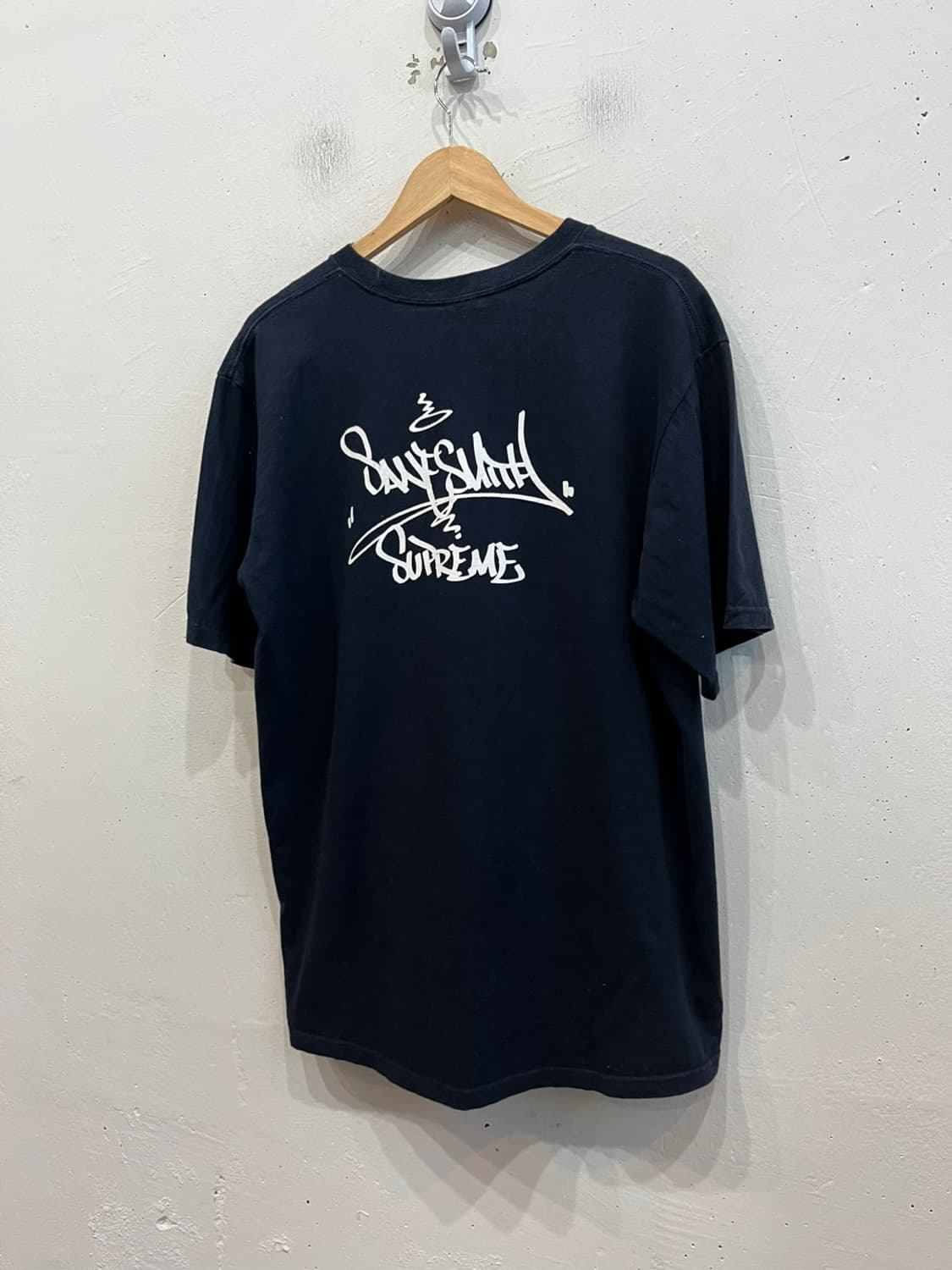 슈프림 19AW 브릿지 반팔 티셔츠 네이비 L 상품이미지2