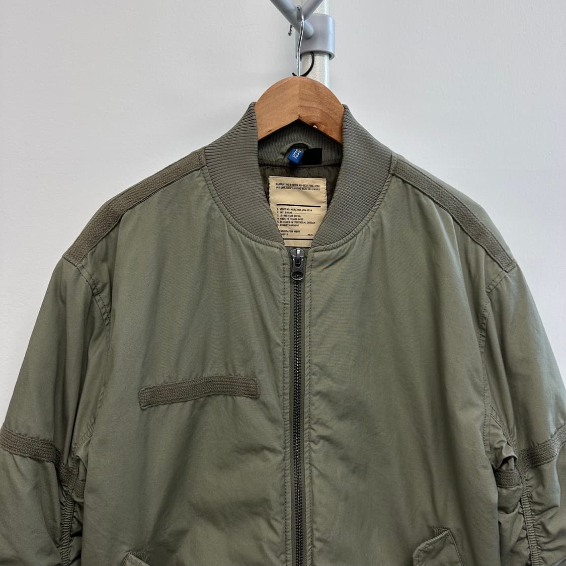 H&M 투웨이 밀리터리 봄버 자켓 상품이미지2