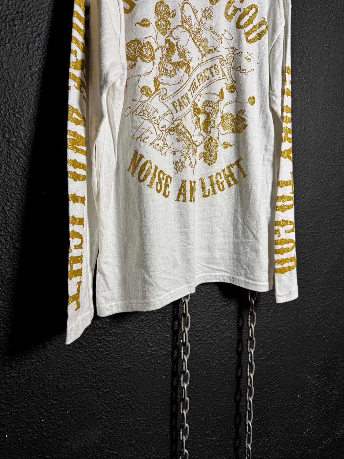 White gold lettering long sleeve 상품이미지7