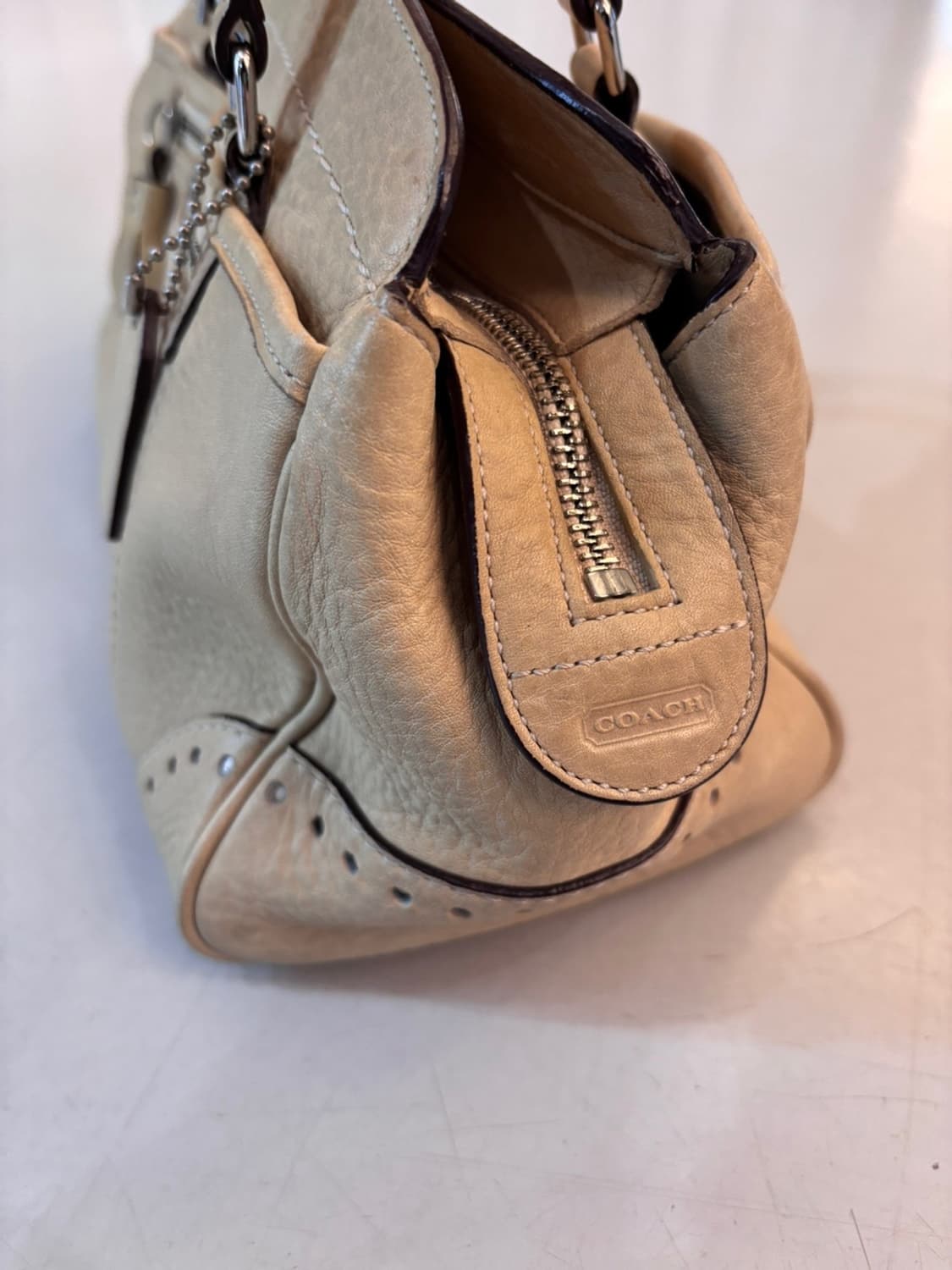 Vintage Old Coach Leather Bag 상품이미지6