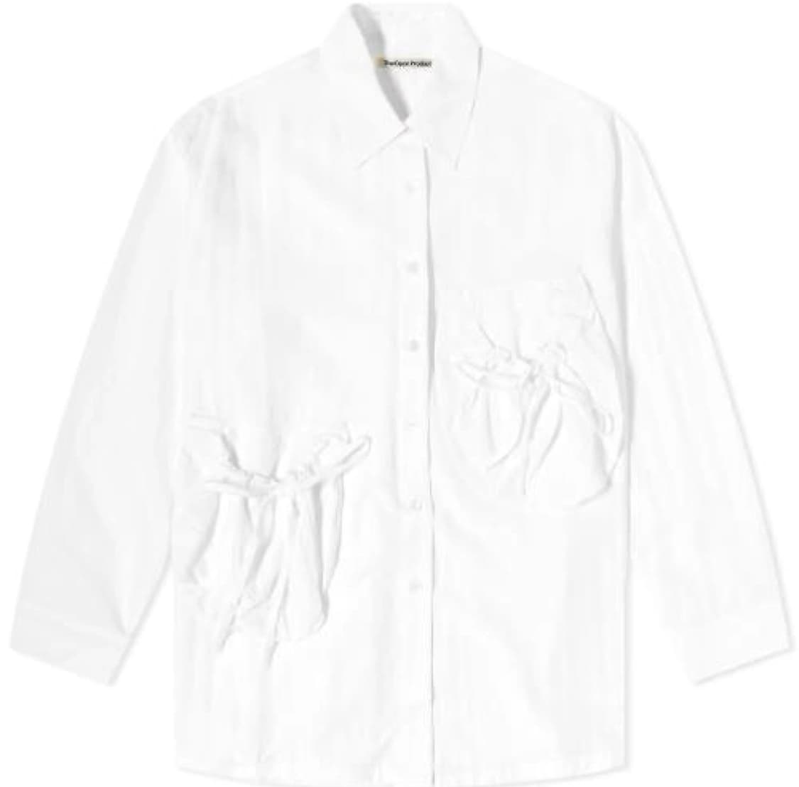 당배) Open yy patch pocket shirts white 상품이미지1