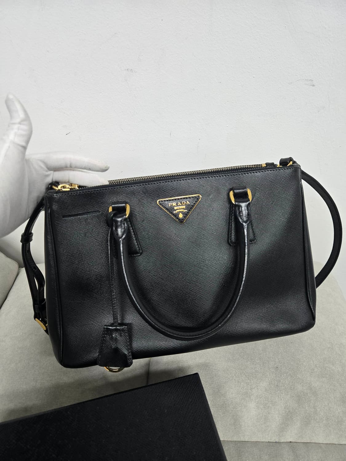 [보증서 정품]프라다 사피아노 토트 숄더백 상품이미지2
