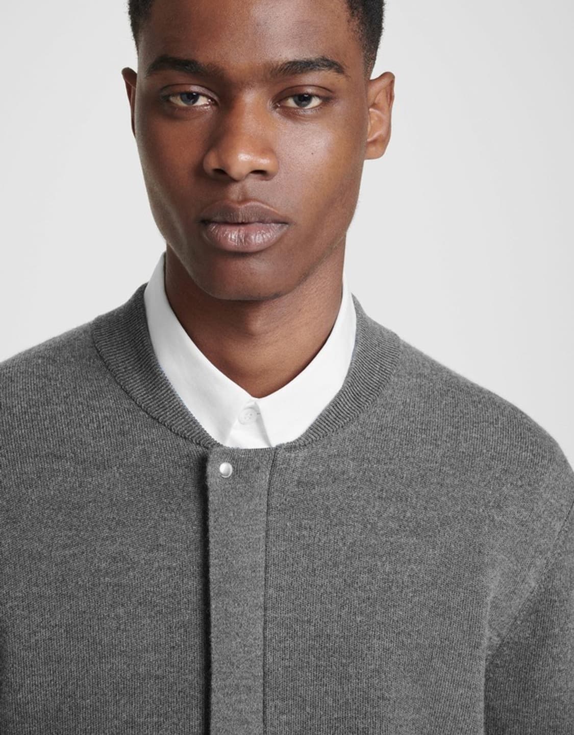 COS 남성 니트 울버머 가디건 자켓 (그레이, M/민트급) 상품이미지2