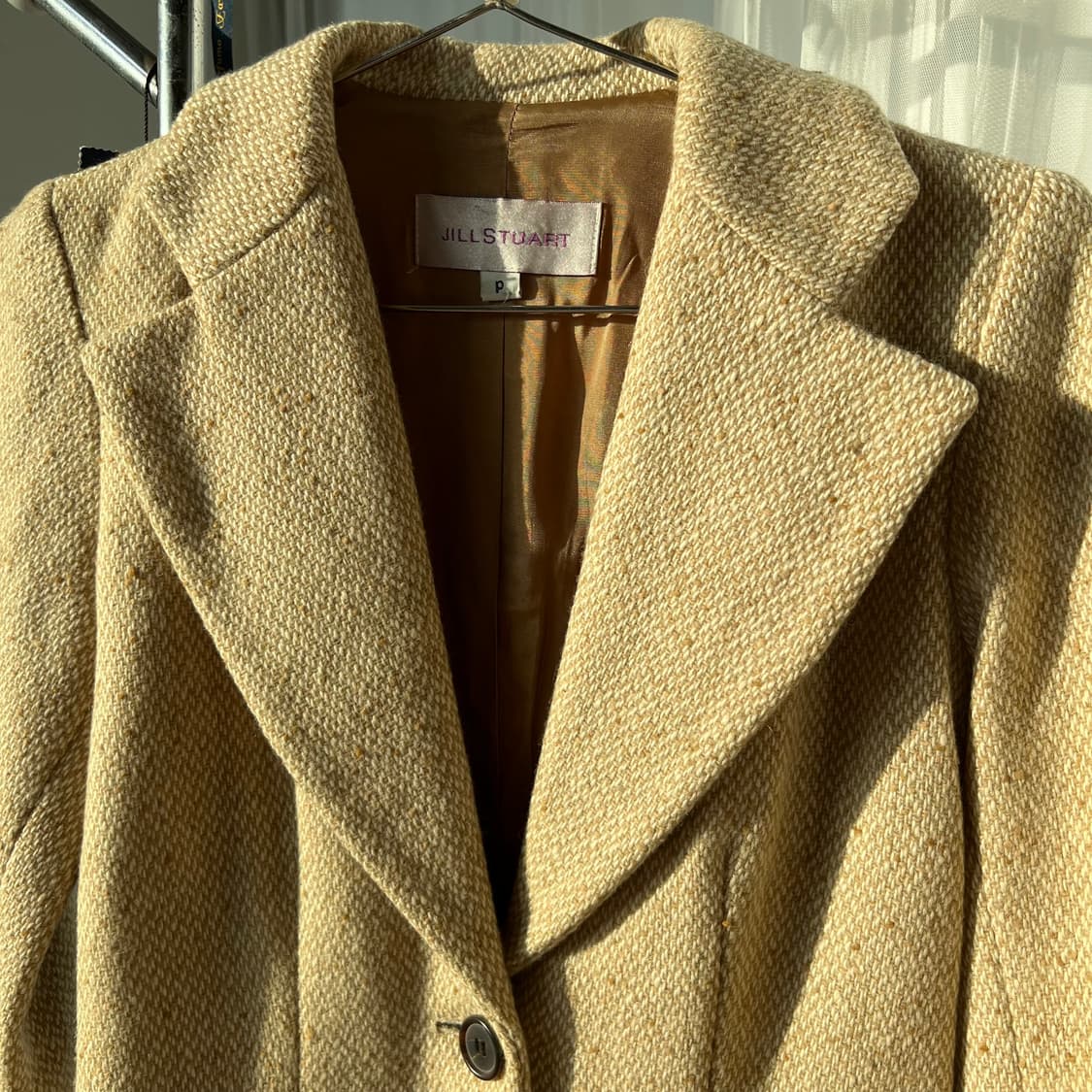 질스튜어트 싱글버튼 울실크혼방 모직 자켓 상품이미지3