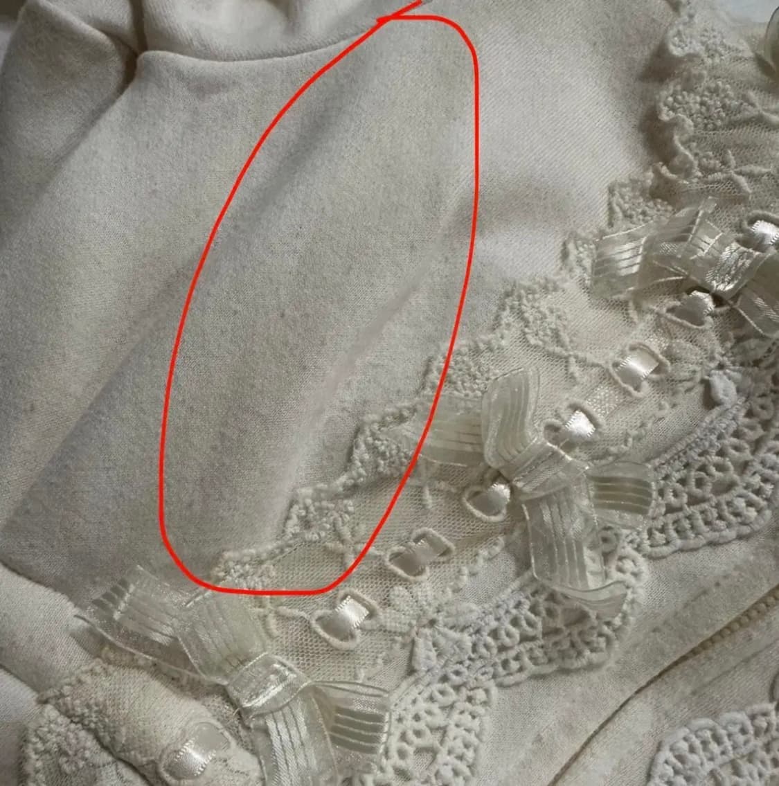 리즈리사 버터크림 리본 원피스 상의 후드집업  상품이미지2