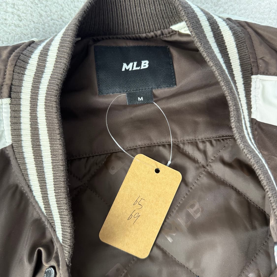MLB 레드삭스 브라운 바시티 자켓  상품이미지7