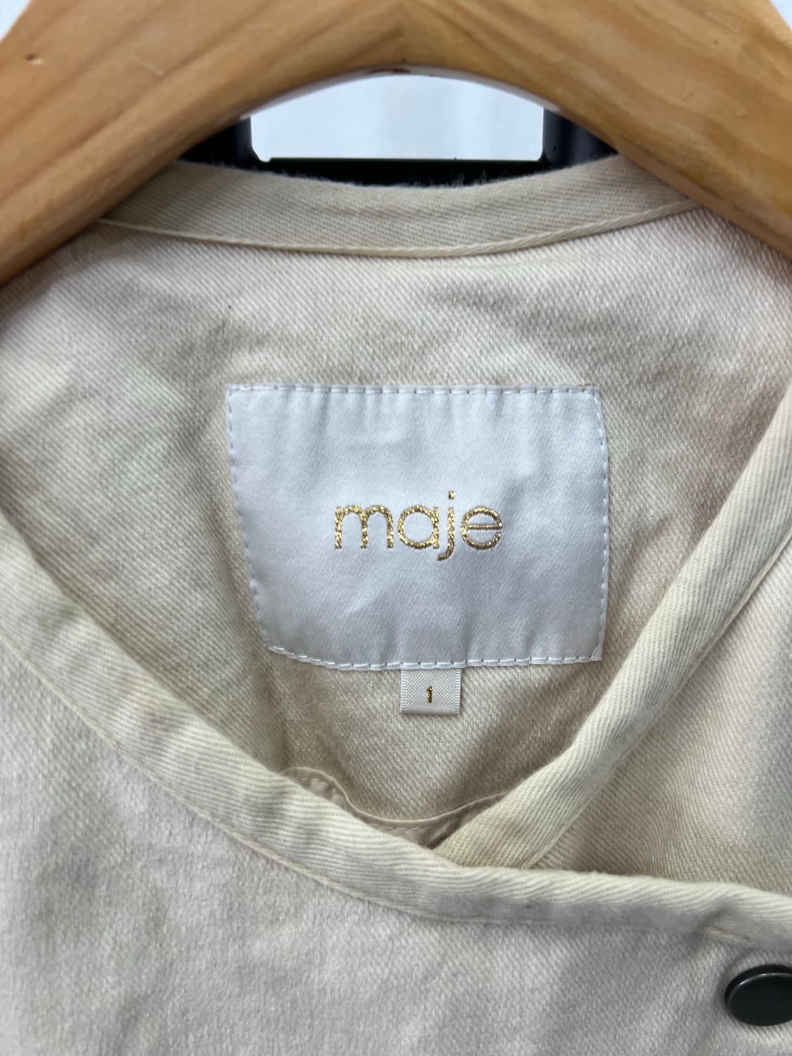 정품) maje 마쥬 아이보리 워크 자켓 1 상품이미지7