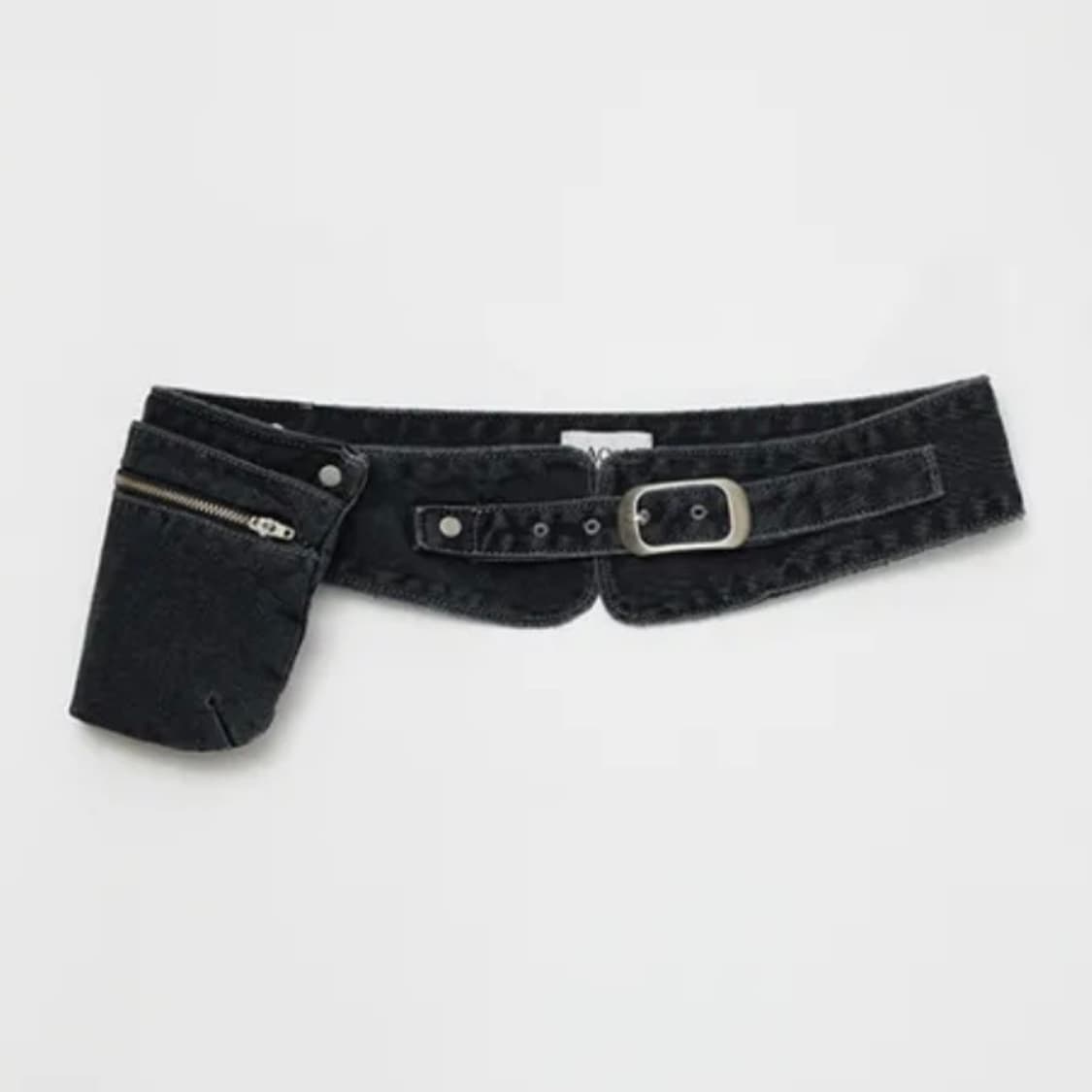 아옵트 데님 벨트백 DENIM POCKET BELT - BLACK 상품이미지3
