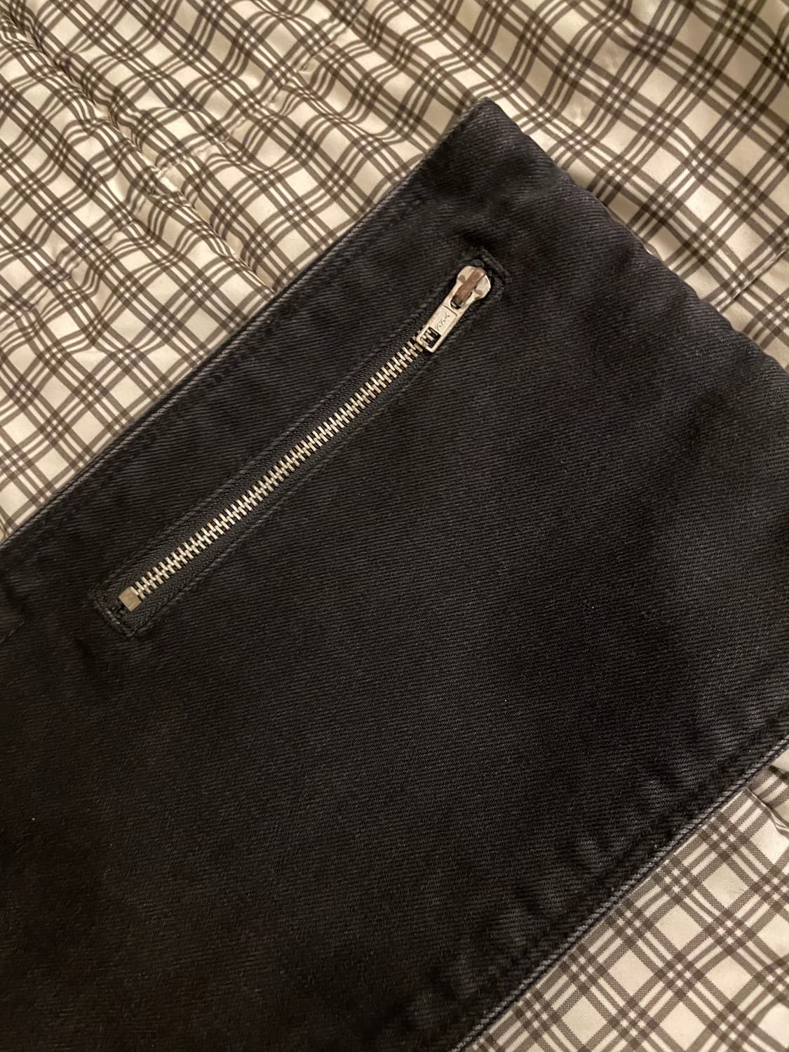 플라스틱프로덕트 MPa DENIM MUFFLER (BLACK) 머플러 상품이미지4