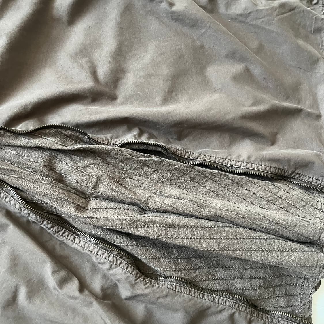 G.O.A . 고아 지퍼 롱스커트 상품이미지5