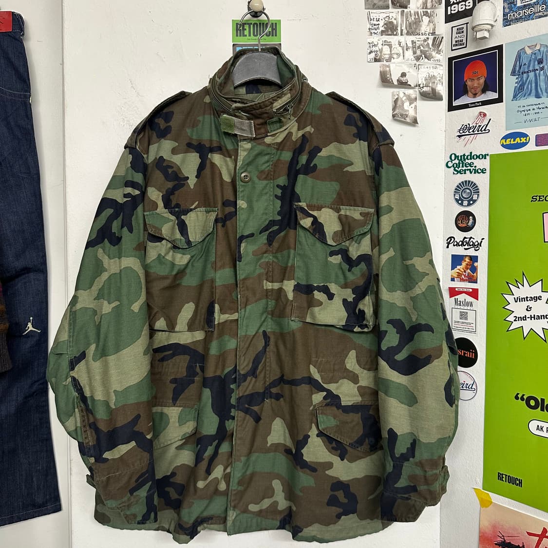 90’s US 아미 우드랜드 M-65 필드자켓 상품이미지1