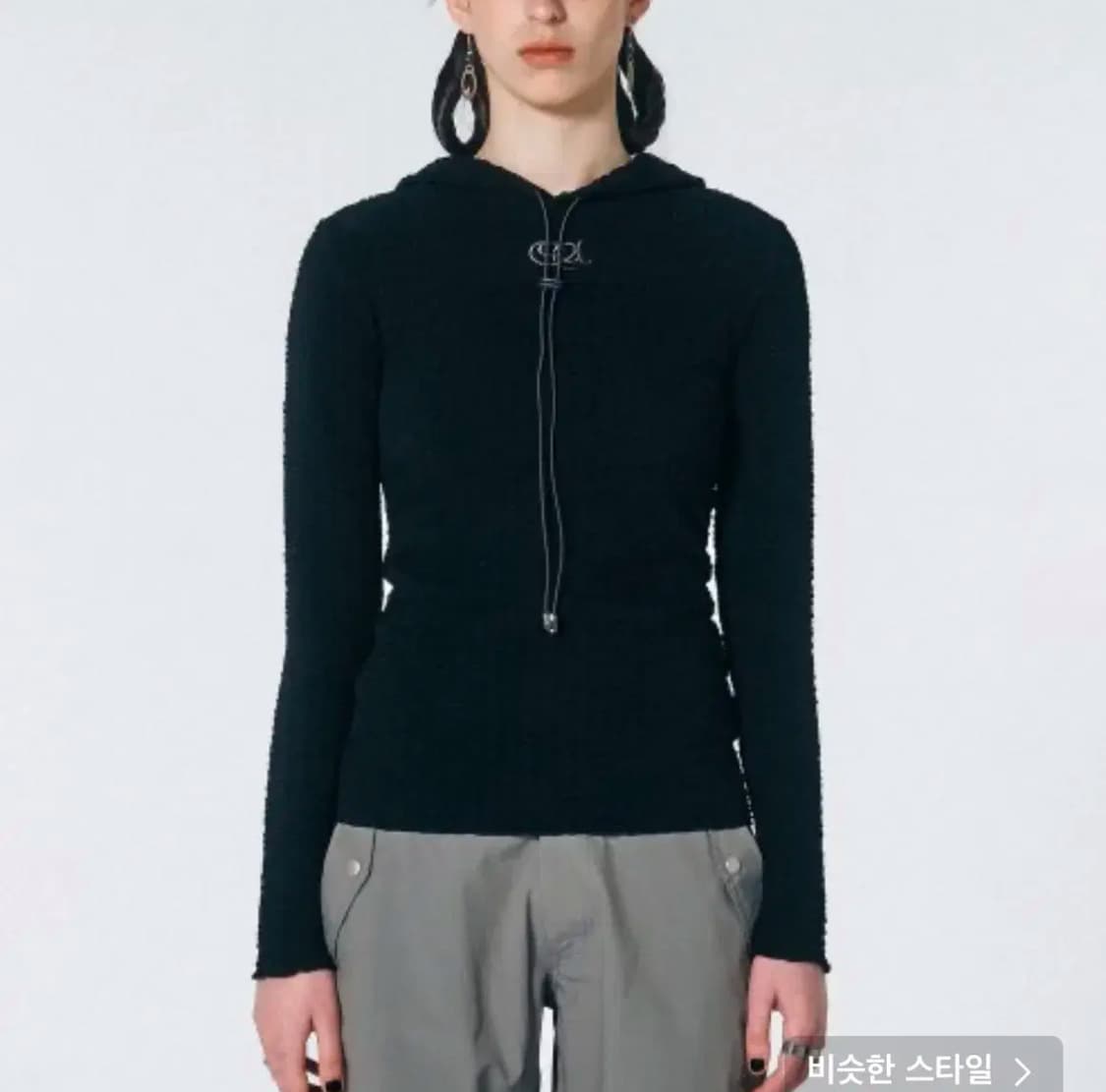 스컬프터 크링클 후드티 후디 롱슬리브 상품이미지2