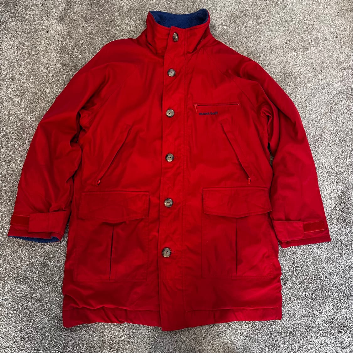 몽벨 레드 폴라텍 플리스 마운틴 자켓L 상품이미지1