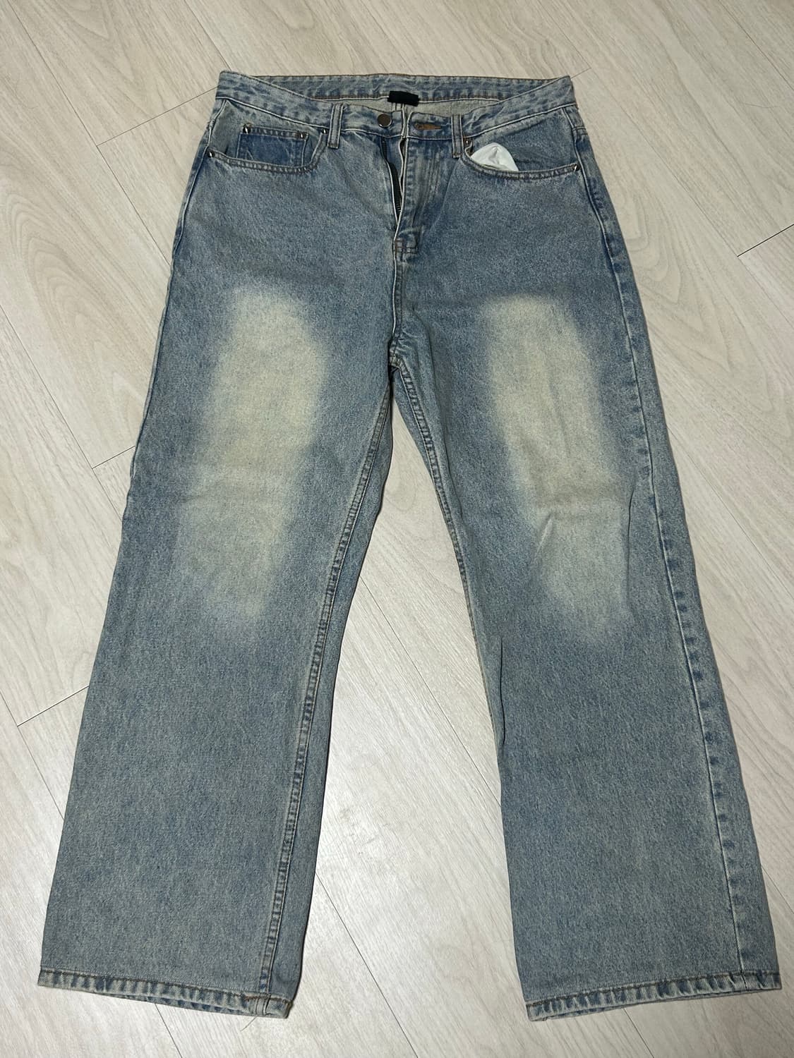 트릴리온 워싱 와이드 데님 상품이미지2