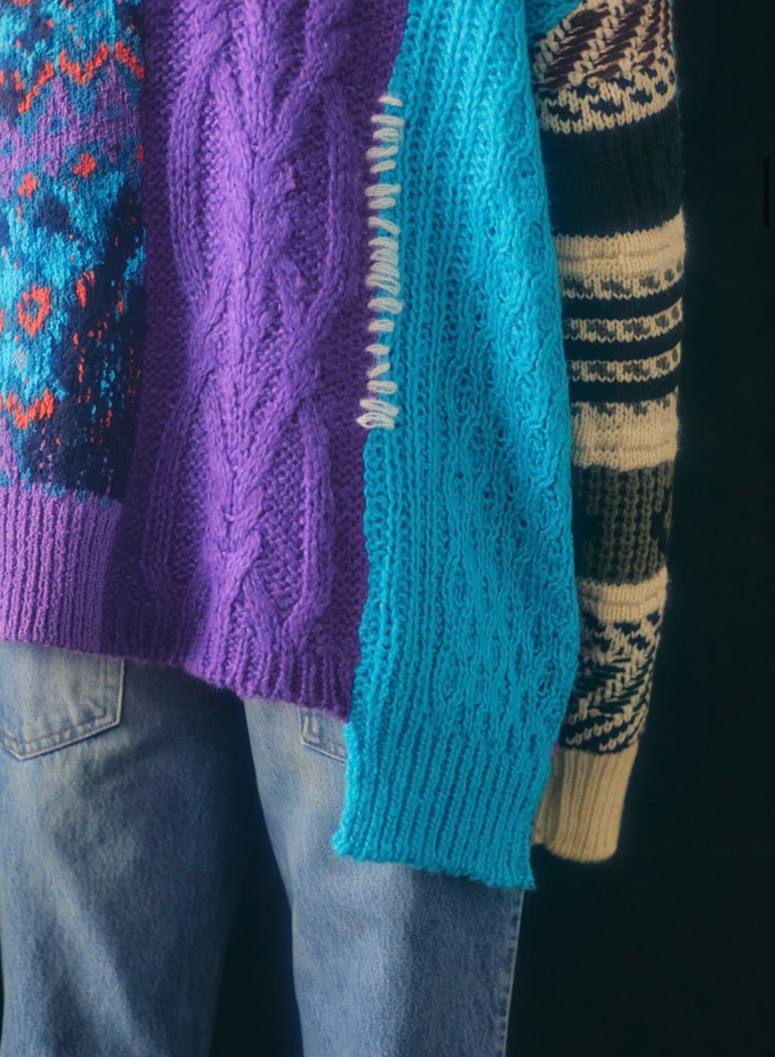 앤더슨벨 리버 자카드 크루넥 스웨터 (새상품급) 상품이미지6