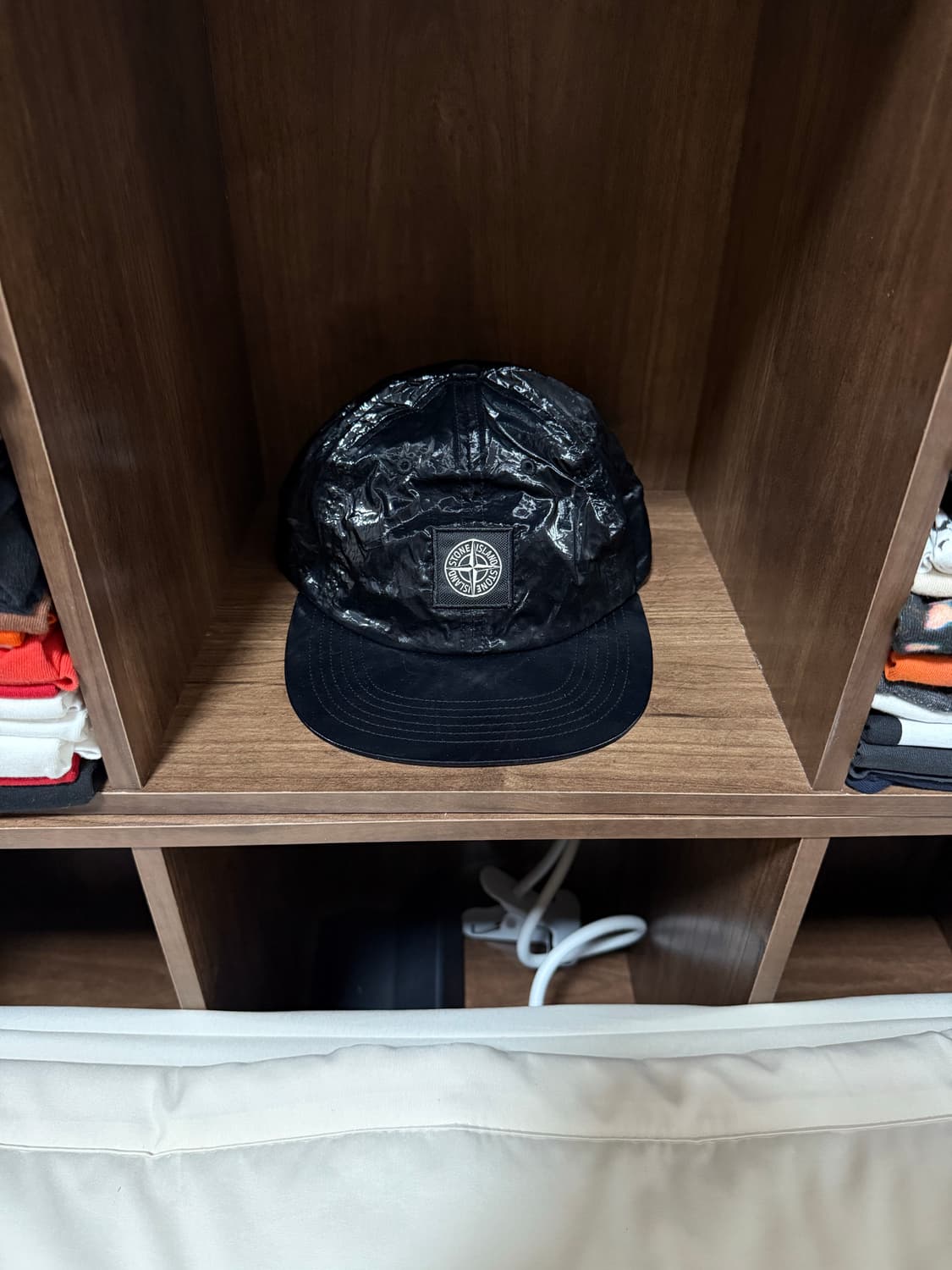 슈프림 스톤아일랜드 실크 캡 상품이미지1