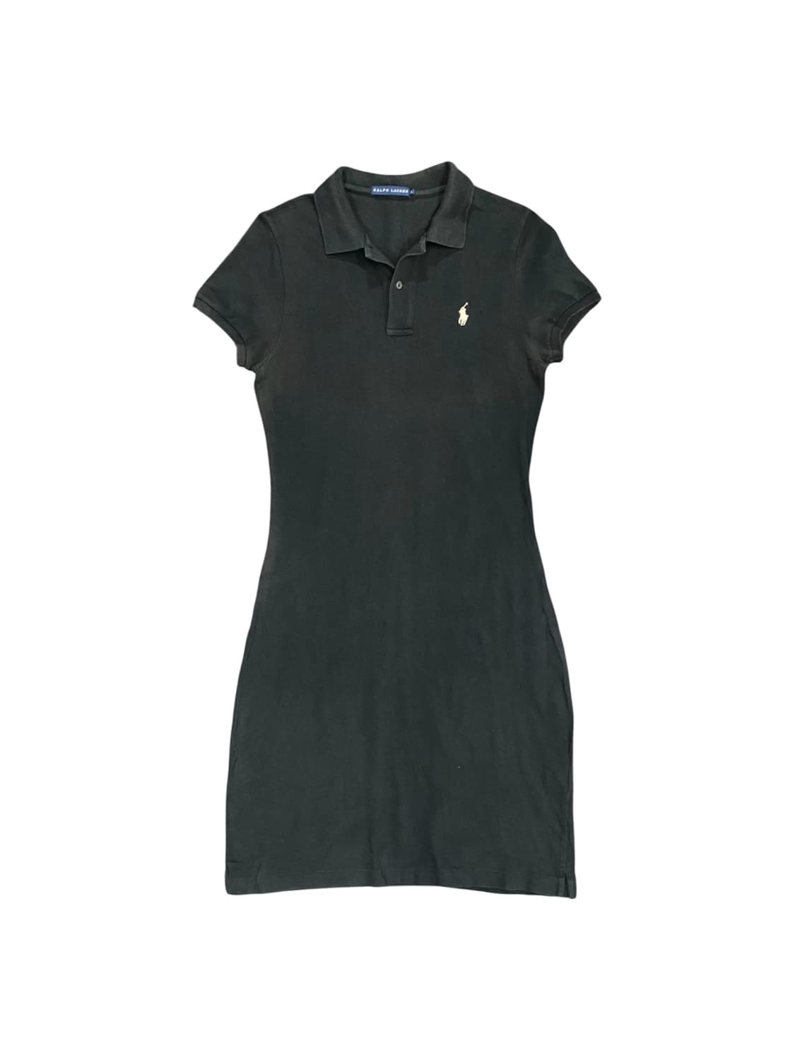 Ralph Lauren 베이직 로고 숏슬리브 롱 원피스 상품이미지1