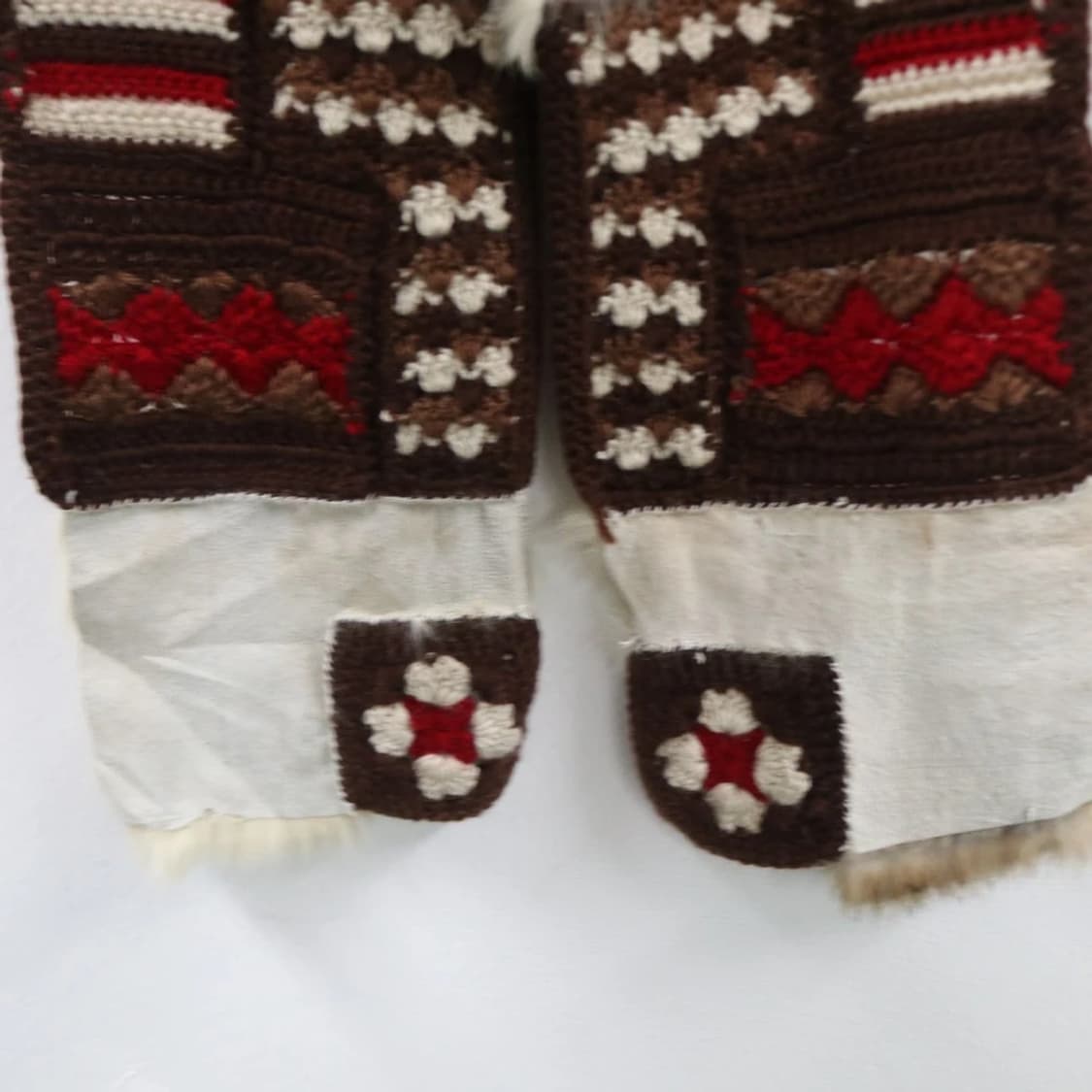 패치워크 울 니트 목도리 63349 상품이미지5