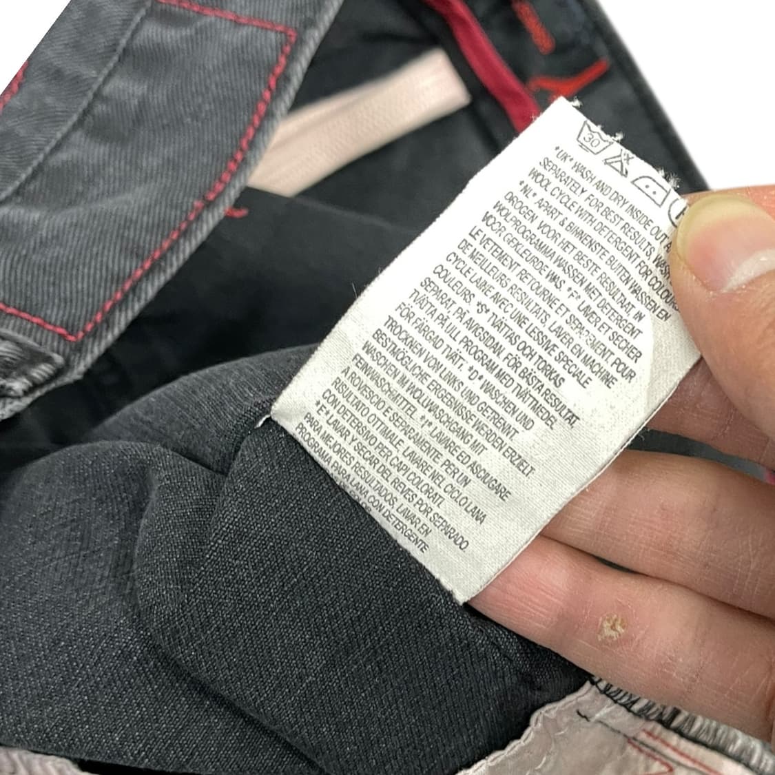 리바이스 엔지니어드 블랙 데님팬츠 상품이미지7