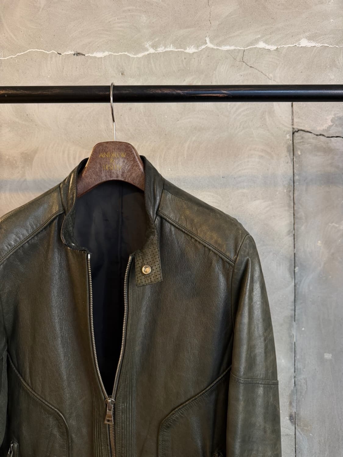 반하트 디 알바자 램스킨 라이더 자켓 슬림100 상품이미지4