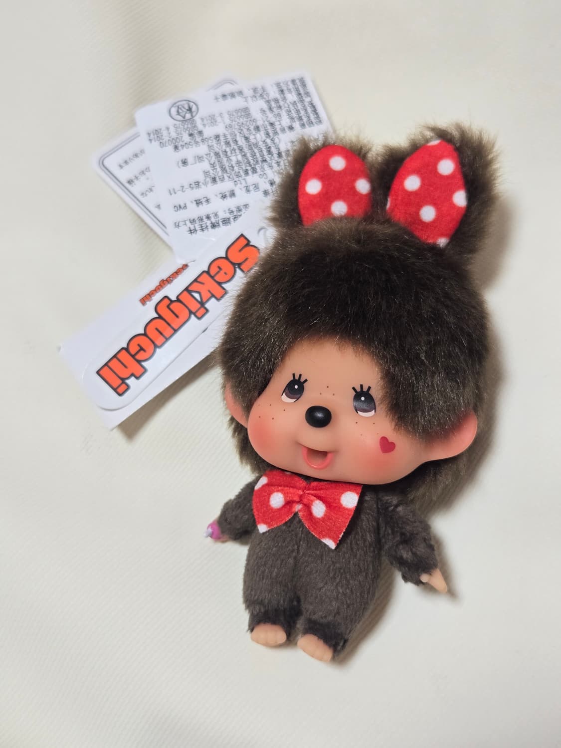 몬치치 빨간리본 키링 상품이미지2