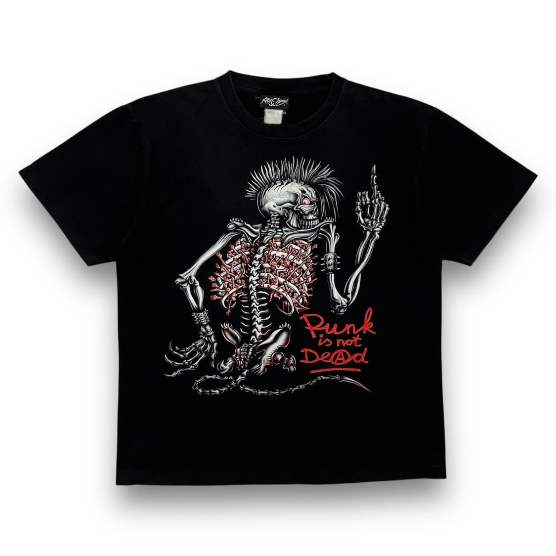 Punk is not dead skull T-shirt 상품이미지2