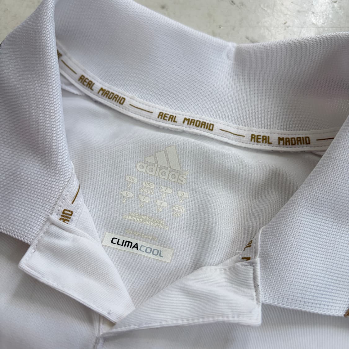 아디다스 레알 마드리드 11-12 홈 빈티지 유니폼 S 상품이미지5
