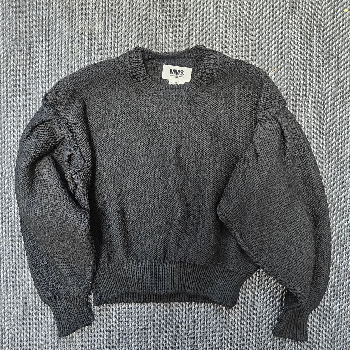 Mm6 오버핏 크롭 니트 상품이미지1