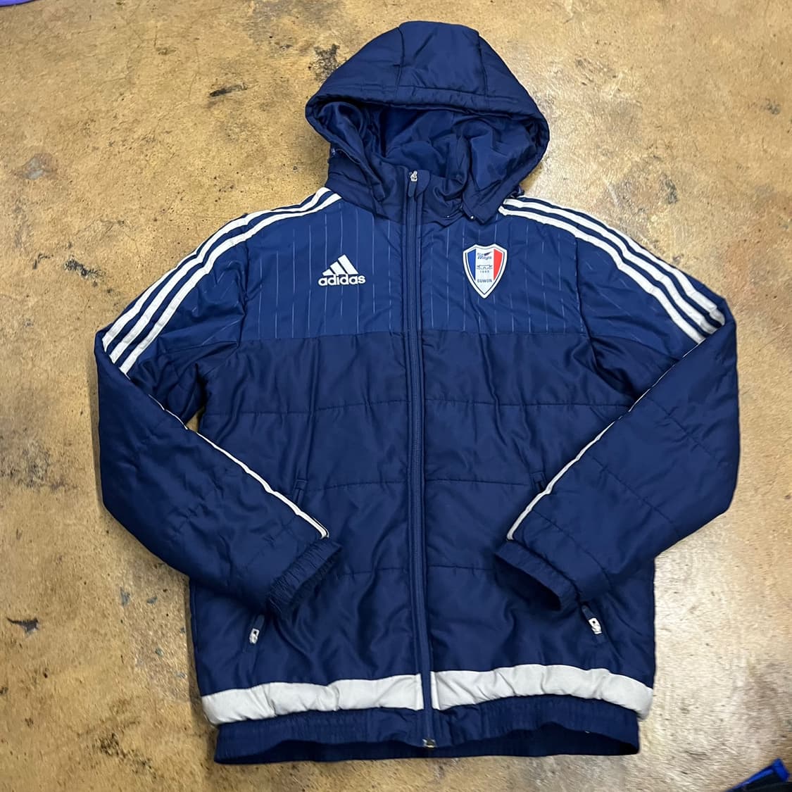[정품/90] 아디다스 수원 삼성 블루윙즈 패딩 점퍼 b14 상품이미지2