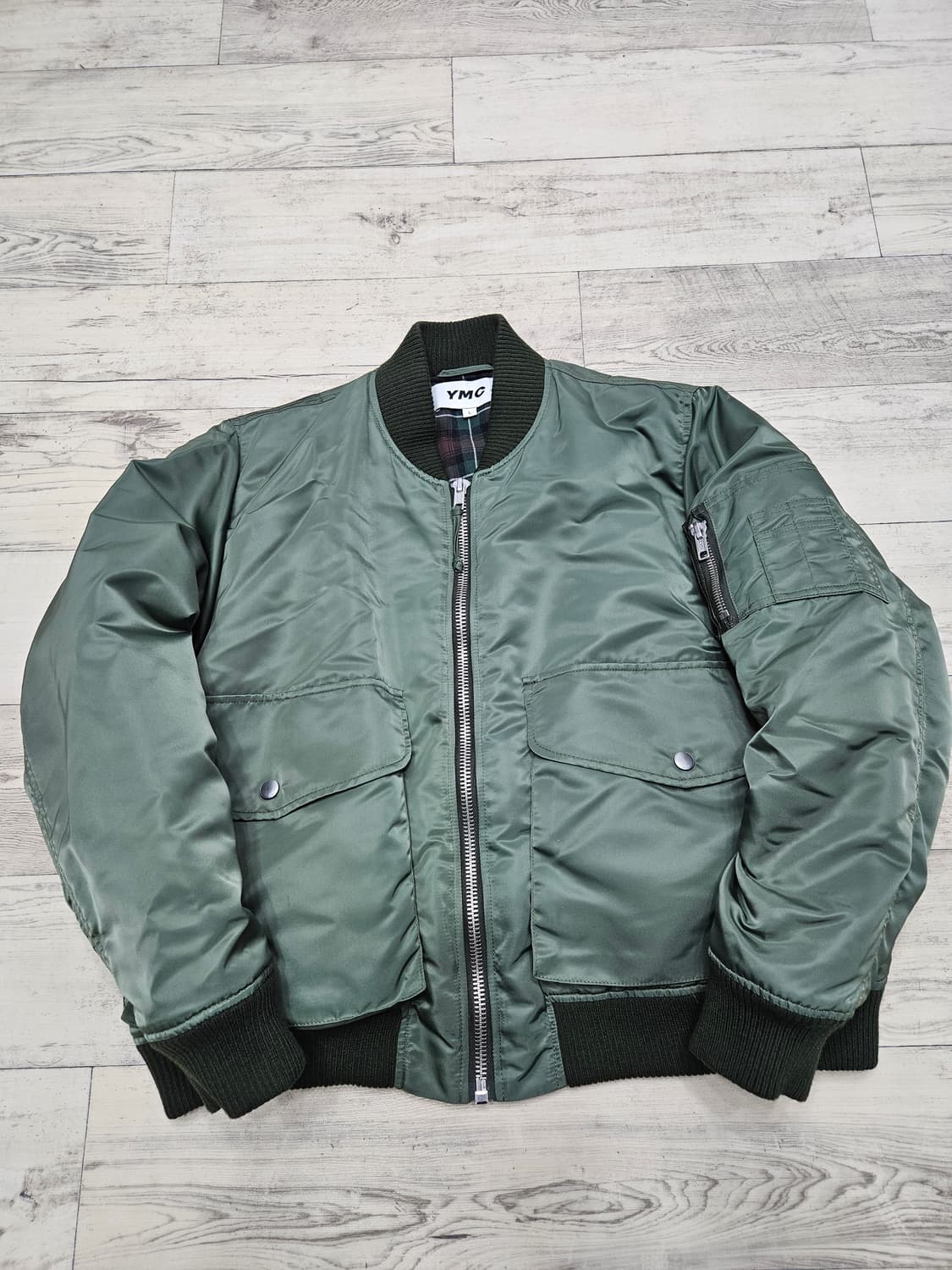 (L)YMC ma-1 항공자켓 올리브 점퍼 상품이미지4
