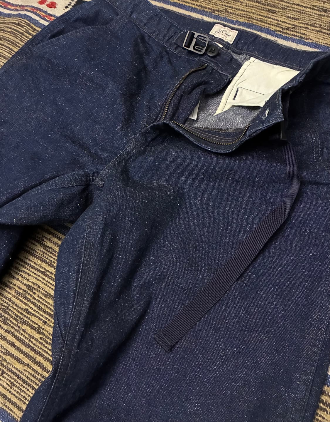 (M/32)J crew 제이크루 neppy 데님 벨티드 이지팬츠  상품이미지3