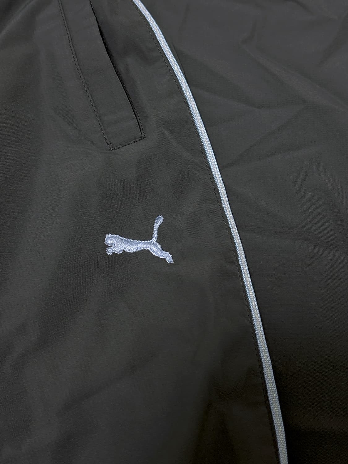 푸마 진회색&하늘색 글리터 츄바 츄리닝 바지 M 상품이미지4